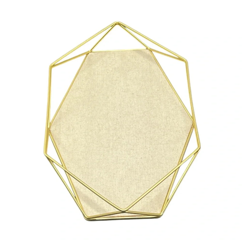 NEW Umbra Display Prisma Tray Sung Wook Park Geometric Gold Tone